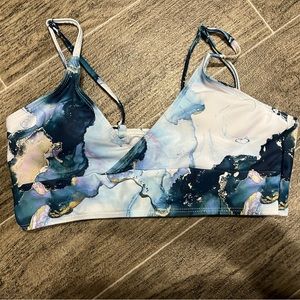 Marble Xs bathing suit top